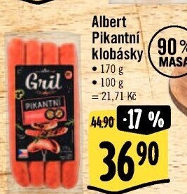 Klobása pikantní Albert Gril