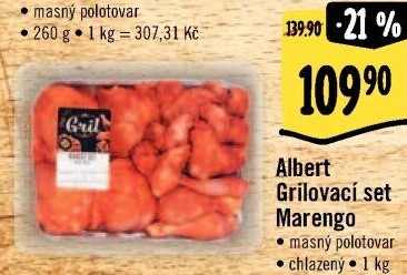 Kuřecí grilovací set Marengo Albert Gril
