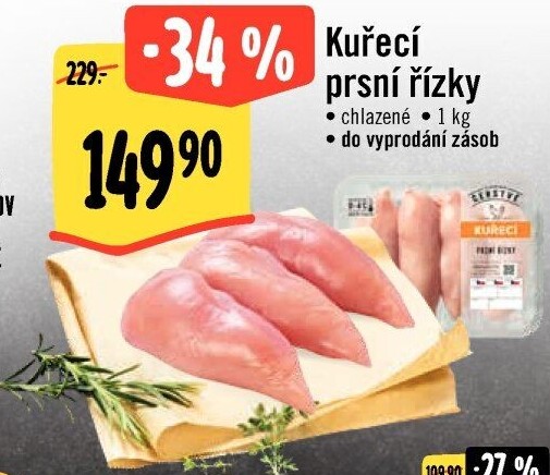 Kuřecí prsní řízky Albert