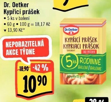 Kypřicí prášek Dr. Oetker