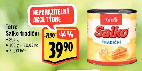 Mléko kondenzované Salko Tatra