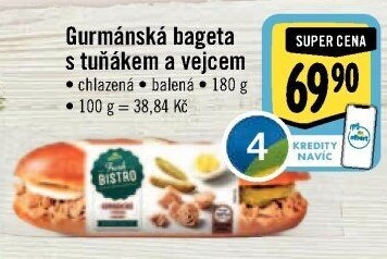 Obložená bageta Albert Fresh Bistro