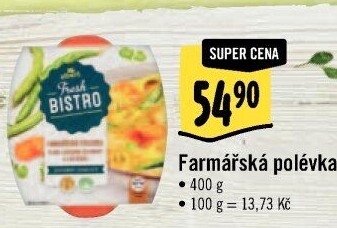 Polévka Farmářská Albert Fresh Bistro