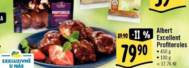 Profiteroles Albert Excellent