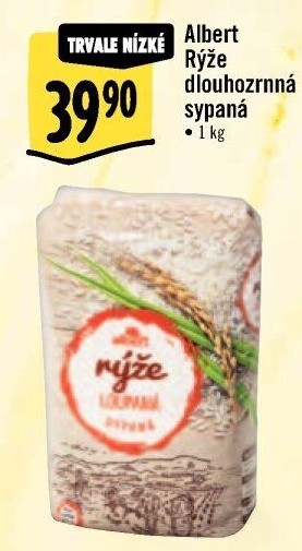 Rýže dlouhozrnná Albert