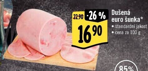 Šunka euro dušená standard