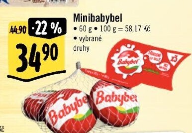 Sýr Mini Babybel Veselá kráva