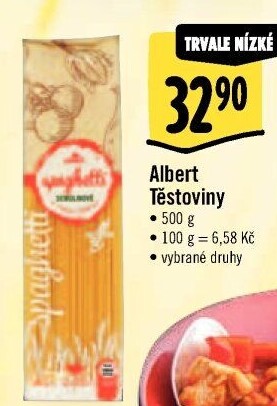 Těstoviny Albert