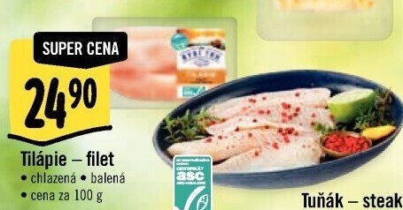 Tilápie nilská filety Albert