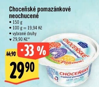 Tradiční pomazánkové Choceňské