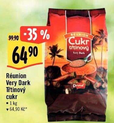 Třtinový cukr Very dark Druid Réunion