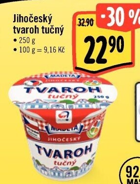 Tvaroh tučný Jihočeský Madeta
