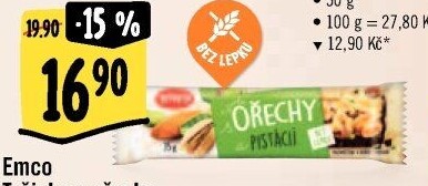 Tyčinka s ořechy Emco
