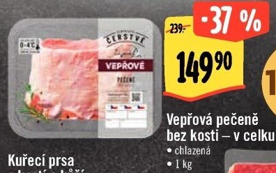 Vepřová pečeně bez kosti Albert