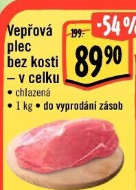 Vepřová plec bez kosti