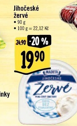 Žervé Jihočeské Madeta