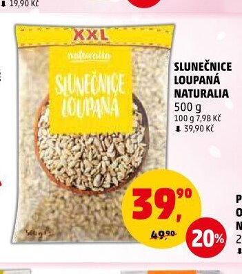 SLUNEČNICE LOUPANÁ NATURALIA