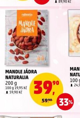 MANDLE JÁDRA NATURALIA