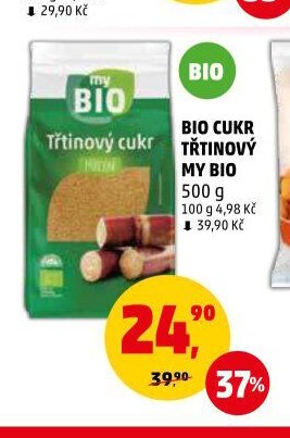 BIO CUKR TŘTINOVÝ MY BIO