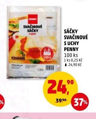 SÁČKY SVAČINOVÉ S UCHY PENNY