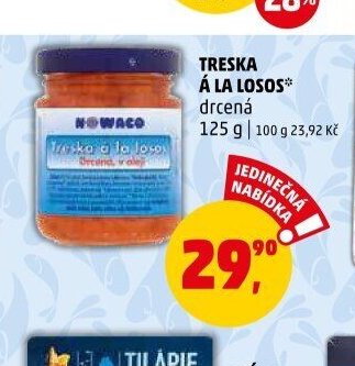 Treska á la losos drcená