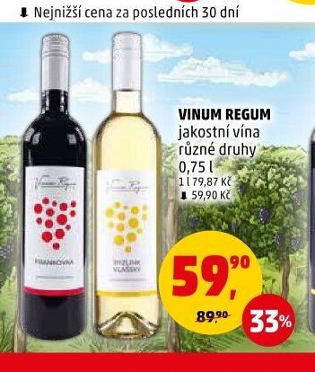 VINUM REGUM jakostní vína