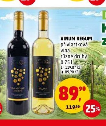 VINUM REGUM přívlastková vína