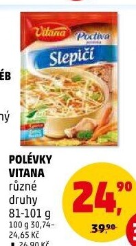 Instantní polévky Vitana