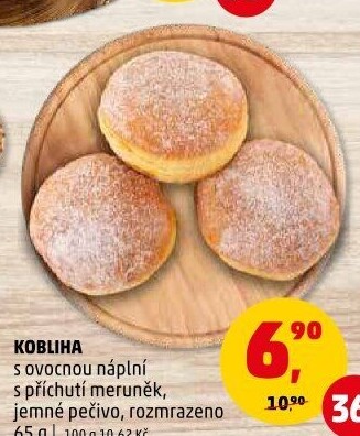 Kobliha s ovocnou náplní