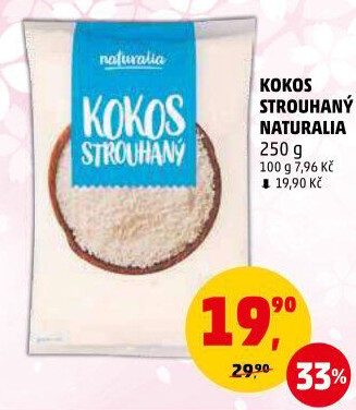 Kokos strouhaný Naturalia