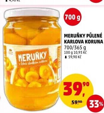 Kompot meruňky Karlova Koruna