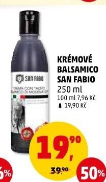 Krémový ocet balsamico San Fabio