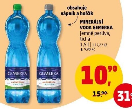 Minerální voda Gemerka