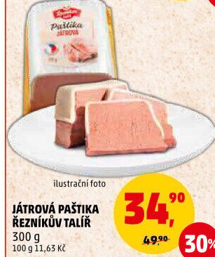 Paštika játrovka Řezníkův talíř