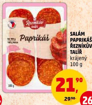 Salám Paprikáš Řezníkův talíř