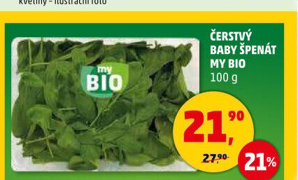 Špenát baby My BIO