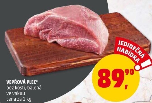 Vepřová plec bez kosti