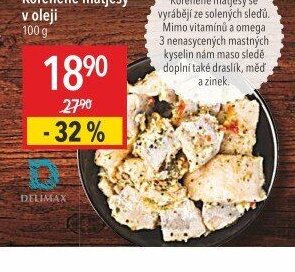 Kořeněné matjesy v oleji