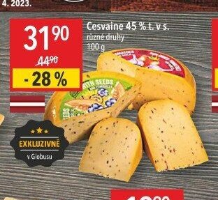 Cesvaine 45 % t. v s. různé druhy