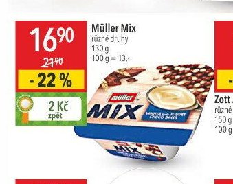 Müller Mix různé druhy 130 g