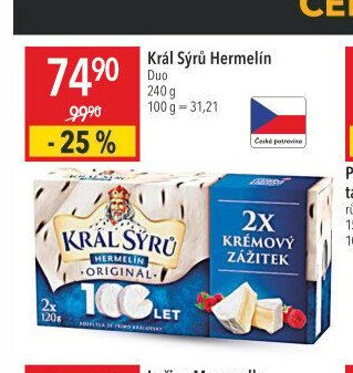 Král Sýrů Hermelín Duo