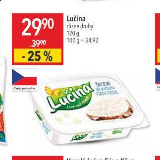 Lučina různé druhy