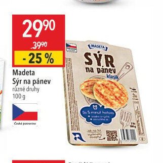 Madeta Sýr na pánev