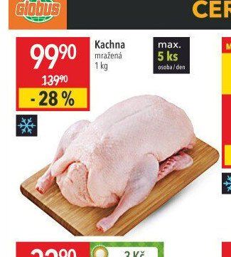 Kachna mražená