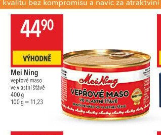 Mei Ning vepřové maso