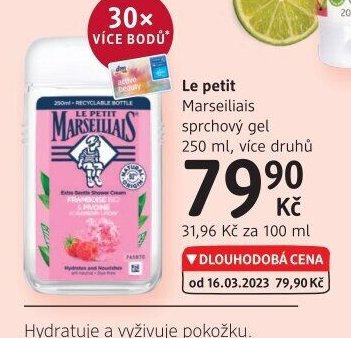 Le petit Marseiliais sprchový gel 250 ml