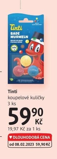 Tinti koupelové kuličky 3 ks