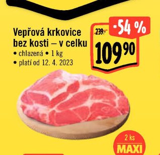 Vepřová krkovice bez kosti