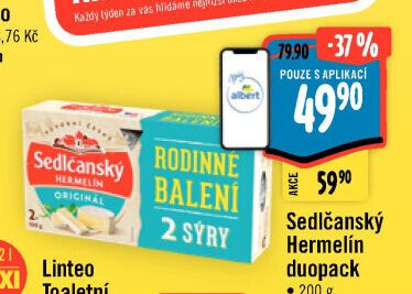 Sedlčanský Hermelín duopack
