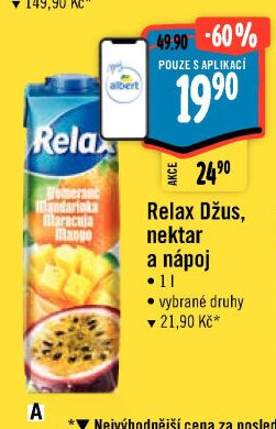 Relax Džus, nektar a nápoj